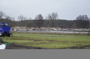 Feuerwehr Flotwedel: FW Flotwedel: 14. Lagemeldung zur Hochwasserlage in der Samtgemeinde Flotwedel