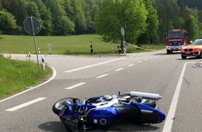 Polizeidirektion Pirmasens: POL-PDPS: Motorradfahrer bei Verkehrsunfall tödlich verletzt