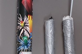 Bundespolizeidirektion M&uuml;nchen: Bundespolizeidirektion M&uuml;nchen: Spazierg&auml;ngerin gibt gefundenes pyrotechnisches Selbstlaborat bei Bundespolizei B&auml;rnau ab