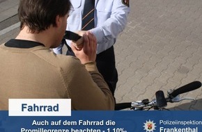 Polizeidirektion Ludwigshafen: POL-PDLU: Betrunkener 16-jähriger Radfahrer