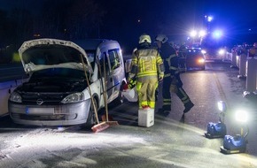 Feuerwehr Iserlohn: FW-MK: Verkehrsunfall auf der BAB 46