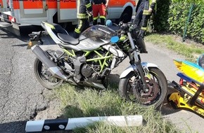 Polizei Mettmann: POL-ME: 18-jähriger Motorradfahrer nach Alleinunfall schwer verletzt - Haan - 2009091