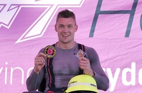 Feuerwehr Dinslaken: FW Dinslaken: Dinslakener Feuerwehrmann bei Feuerwehrwettkämpfen in Nashville
