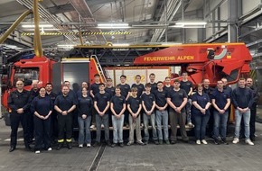 Freiwillige Feuerwehr Alpen: FW Alpen: Erste Jahreshauptversammlung der Jugendfeuerwehr Alpen