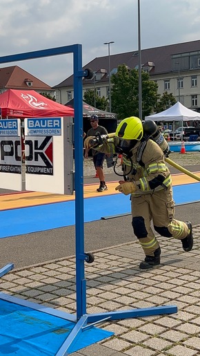 FW Konstanz: 3. Firefighter Combat Challenge Stuttgart
