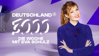 ARD Mediathek: SWR / "Deutschland3000 - Die Woche mit Eva Schulz" / Ab 16. März in der ARD Mediathek