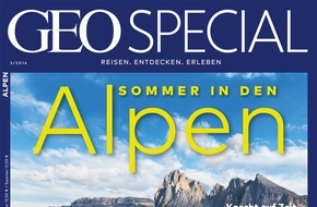 Gruner+Jahr, GEO Special: GEO SPECIAL "Sommer in den Alpen" ist ab heute im Handel erhältlich