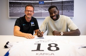 HERTHA BSC GmbH & Co. KGaA  : Hertha BSC verpflichtet Wilfried Kanga