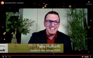 CeresAward 2020: „Landwirt des Jahres“ ist in diesem Jahr Rinderhalter Felix Hoffahrt