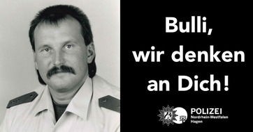 Polizei Hagen: POL-HA: Ein Brief an unseren im Dienst ermordeten Kollegen Michael "Bulli" Erkelenz
