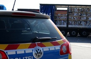 Polizeidirektion Neustadt/Weinstraße: POL-PDNW: Abfalltransportkontrolle auf der BAB 61 - 80% der Transporte stillgelegt