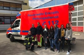 Feuerwehr Erkrath: FW-Erkrath: Girlsday bei der Feuerwehr Erkrath