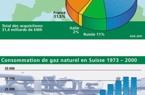 VSG / ASIG: Gaz naturel en provenance d'Europe