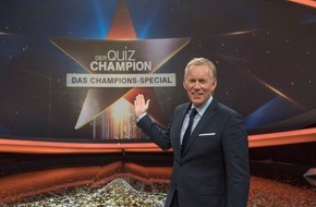 ZDF: "Der Quiz-Champion - Das Champions-Special" /  Johannes B. Kerner präsentiert den Wissens-Wettkampf der Quiz-Titanen (FOTO)