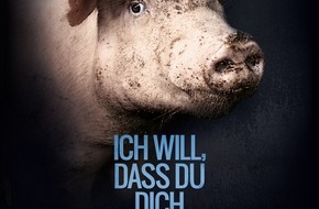 PETA Deutschland e.V.: 20 Jahre PETA Deutschland e.V. - bundesweite Plakatmotive zum Jubiläum, auf denen die Tiere zu Wort kommen: "Ich will, dass Du Dich änderst" (FOTO)