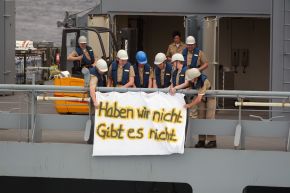 Deutsche Marine - Pressemeldung/ Pressetermine: Nach fünf Monaten - Fregatten &quot;Sachsen&quot;, &quot;Lübeck&quot; und Einsatzgruppenversorger &quot;Frankfurt am Main&quot; kehren heim