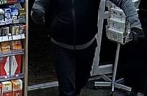 Polizeiinspektion Emsland/Grafschaft Bentheim: POL-EL: Meppen - &Ouml;ffentlichkeitsfahndung nach &Uuml;berfall auf Kiosk - Polizei bittet um Hinweise