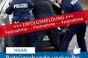 Polizei Mettmann: POL-ME: Gefälschte Smartphones verkauft: Polizei nimmt Betrügerbande fest - Haan - 2002062