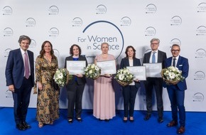 L'ORÉAL Austria, Germany, Switzerland: L'Oréal und UNESCO ehren herausragende Wissenschaftlerinnen mit Förderpreis