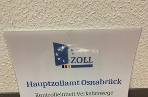 Hauptzollamt Osnabrück: HZA-OS: Osnabrücker Zöllner entdeckten 3 Liter flüssiges Amphetamin im Motorraum; Drogenkuriere wurden festgenommen