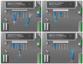 ZF gibt Engpass den Laufpass: Intelligente Technik macht Logistik auf Betriebshöfen effizienter und sicherer