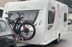 Polizeipr&auml;sidium Trier: POL-PPTR: Drei Einbr&uuml;che und ein gestohlener Wohnwagen
