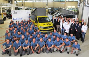 Volkswagen Nutzfahrzeuge / &apos;Hotel California&apos;: 60.000-mal mit eingebauter Ferienfreude / - Jubiläum in der California-Fertigung Hannover-Limmer / - Reisemobil steuert 2015 Produktionsrekord an