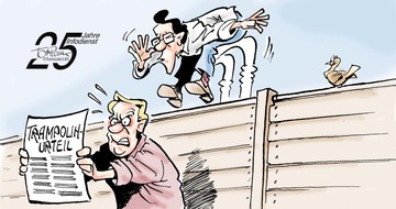 Bundesgeschäftsstelle Landesbausparkassen (LBS): Trampolin als Ausguck / Nachbar verwahrte sich gegen sportliche Aktivitäten