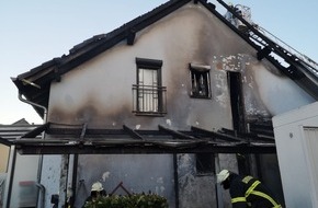 Polizeidirektion Bad Kreuznach: POL-PDKH: Brand eines Einfamilienhauses