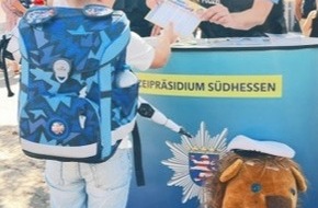 Polizeipr&auml;sidium S&uuml;dhessen: POL-DA: Erbach: Polizei und Stadtpolizei informieren bei Einschulung &uuml;ber "Sicheren Schulweg"