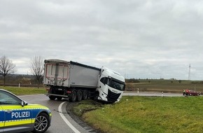 Autobahnpolizeiinspektion: API-TH: Sperrung der Anschlussstelle Erfurt-Vieselbach nach Lkw-Unfall