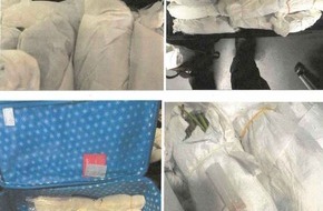 Hauptzollamt Potsdam: HZA-P: Reisender am Flughafen BER mit 50 Kilogramm der berauschenden Pflanze Kath im Gepäck erwischt / Wegen Verdachts des Drogenschmuggels ermittelt nun der Zoll