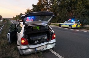 Freiwillige Feuerwehr Werne: FW-WRN: 2RTW - hinter Hamm-Bockum-Werne, VU 2 beteiligte PKW, 2 Personen leicht verletzt