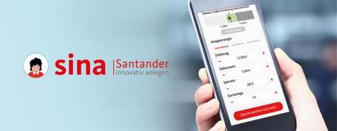 Santander Consumer Bank AG: Innovative Sparplattform: Santander startet Web-App "sina"