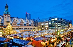 Leipzig Tourismus und Marketing GmbH: Leipziger Weihnachtsmarkt 2019 lockt mit vielen Attraktionen und 300 Buden