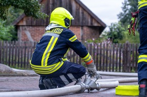 FW Flotwedel: Feuerwehren üben Ernstfall im AllerHaus in Langlingen
