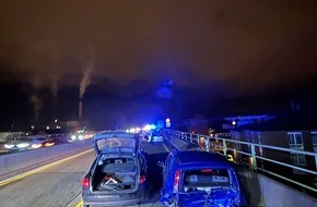 Feuerwehr und Rettungsdienst Bonn: FW-BN: Drei verletzte Personen bei Verkehrsunfall auf der BAB 565