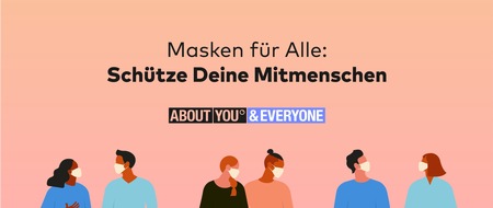 ABOUT YOU GmbH & Co. KG: Masken für alle: ABOUT YOU kündigt Shop-Kategorie für modische Schutzmasken an