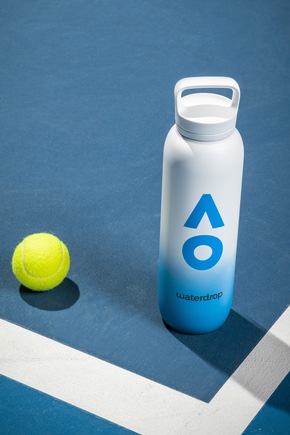 Nachhaltigkeit auf und neben dem Platz: waterdrop® wird offizieller Partner der Australian Open