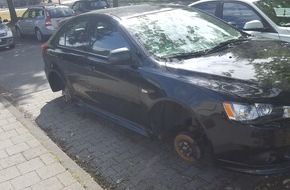 Polizei Münster: POL-MS: Vier Autoräder von Mitsubishi gestohlen - Zeugen gesucht