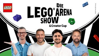 ProSieben: Lukas Podolski und Joko Winterscheidt sorgen f&uuml;r WM-Stimmung in der "LEGO&reg; Arena Show" auf ProSieben