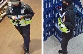 Polizeipräsidium Nordhessen - Kassel: POL-KS: Nach bewaffnetem Raubüberfall auf Supermarkt in Grebenstein: Polizei fahndet mit Video und Fotos nach Täter