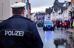 Polizeipräsidium Mittelhessen - Pressestelle Wetterau: POL-WE: "Tolle Tage" - Fasching mit null Promille am Steuer