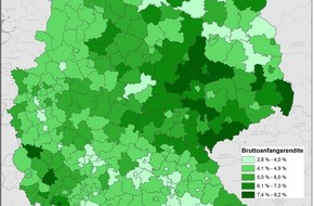 GEWOS GmbH: Sinkende Renditen in den Hotspots lassen Investoren über den Tellerrand blicken