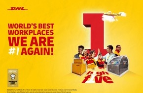 DHL Group: PM: DHL Express auf Platz 1 unter den World's Best Workplaces™ / PR: DHL Express in first place among the World’s Best Workplaces™