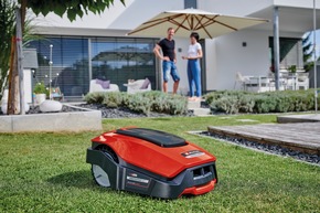 Freelexo - turn mowing time into leisure time. Einhell introduces new range of robotic lawn mowers
