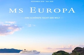 Hapag-Lloyd Cruises: Hauptkatalog 2019/2020 veröffentlicht: Zahlreiche Reise-Highlights im 20. Jubiläumsjahr von MS EUROPA