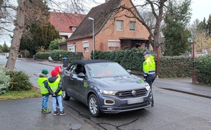Polizei Wolfsburg: POL-WOB: Geschwindigkeitsüberwachung - Schulkinder stoppten Autofahrer