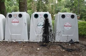 Polizeiinspektion Delmenhorst / Oldenburg - Land / Wesermarsch: POL-DEL: Landkreis Oldenburg: Illegale M&uuml;llentsorgung am Altglascontainer in Harpstedt +++ Polizei sucht Zeugen