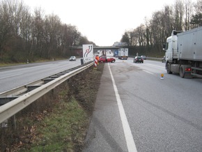 POL-WL: Verkehrsunfälle auf BAB 1und 7 // eine schwer verletze Person